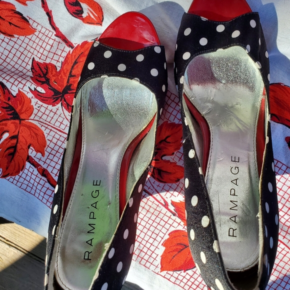 Rampage Polka dot heels - Picture 6 of 8